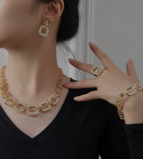 Shein Elegant Women's Jewelry Set 5 Pieces/Set