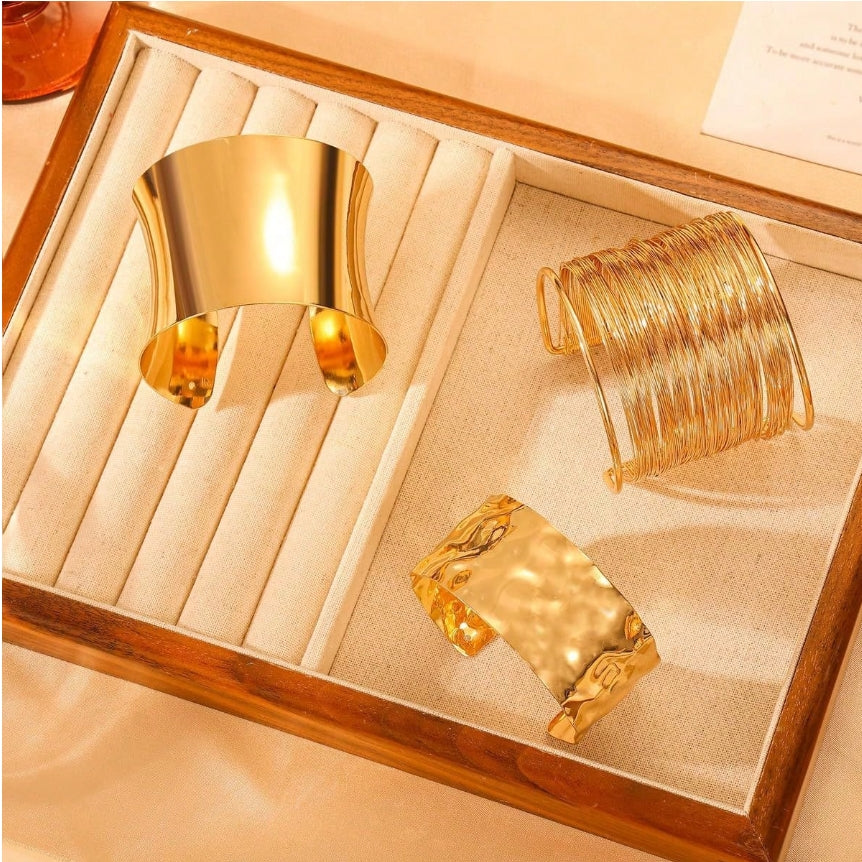 SHEIN Fashion Minimalist Personalized Thick Cuff Women Accessories, Suitable For Daily Wear