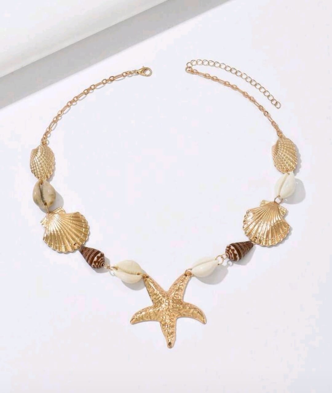 1pc New Creative Bib Necklace, Ocean Style