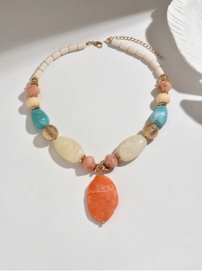 1pc Or More Fashionable Elegant Bohemian Multi-Color Plastic Handmade DIY Beaded Large