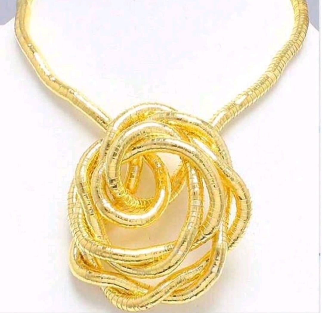 Bendable Snake Necklace Bendable Gold Necklace Flexible Bracelet Twistable Snake