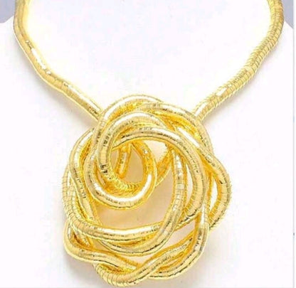 Bendable Snake Necklace Bendable Gold Necklace Flexible Bracelet Twistable Snake