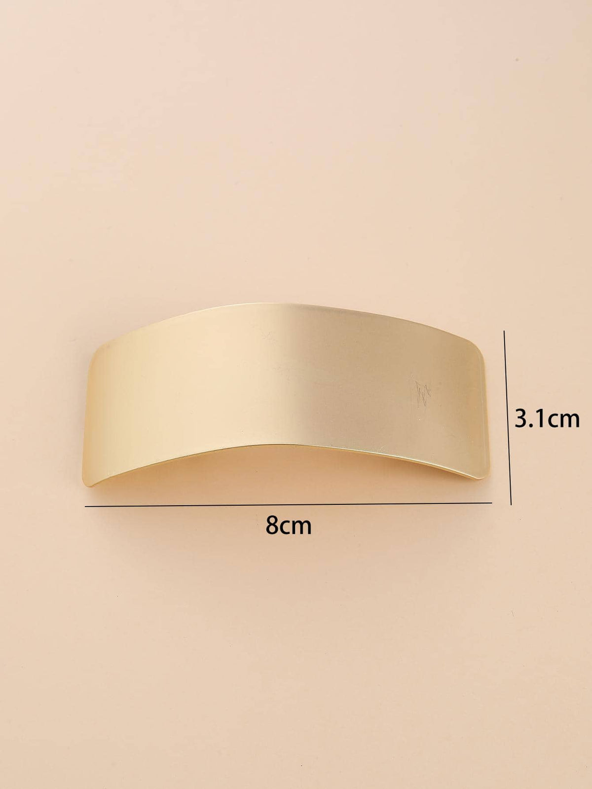 1pc Women Rectangle Shaped Fashion French Hair Clip For Daily Life Casual Claw Clips Hair Claws Hair Barrettes, School Stuff, Hair Accessories