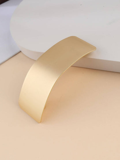 1pc Women Rectangle Shaped Fashion French Hair Clip For Daily Life Casual Claw Clips Hair Claws Hair Barrettes, School Stuff, Hair Accessories