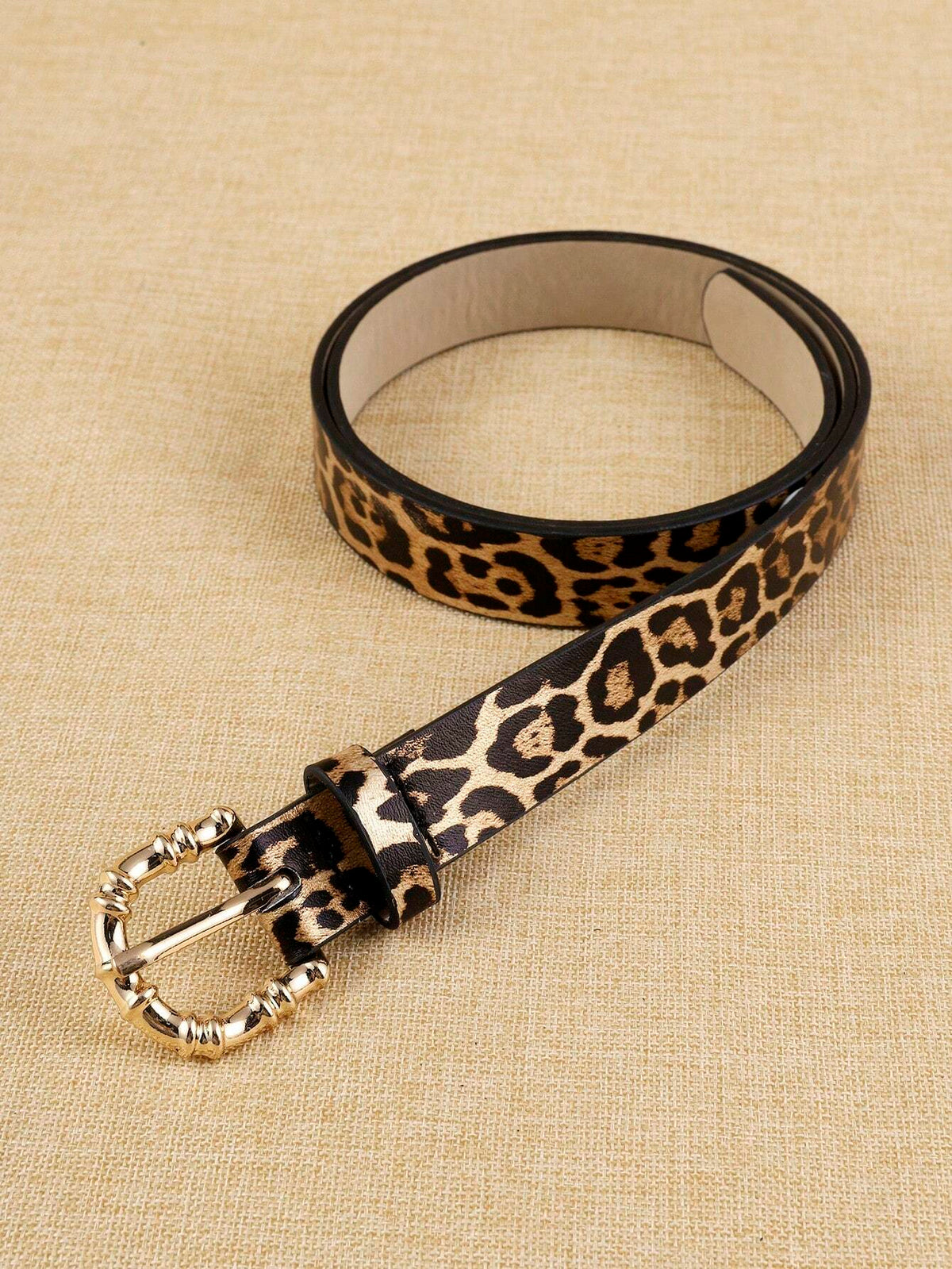 APLCSEY 1pc Women's PU Leather Belt, Cute Animal Print, Fashionable And Durable, Suitable For Daily Use Fall, Autumn, Halloween