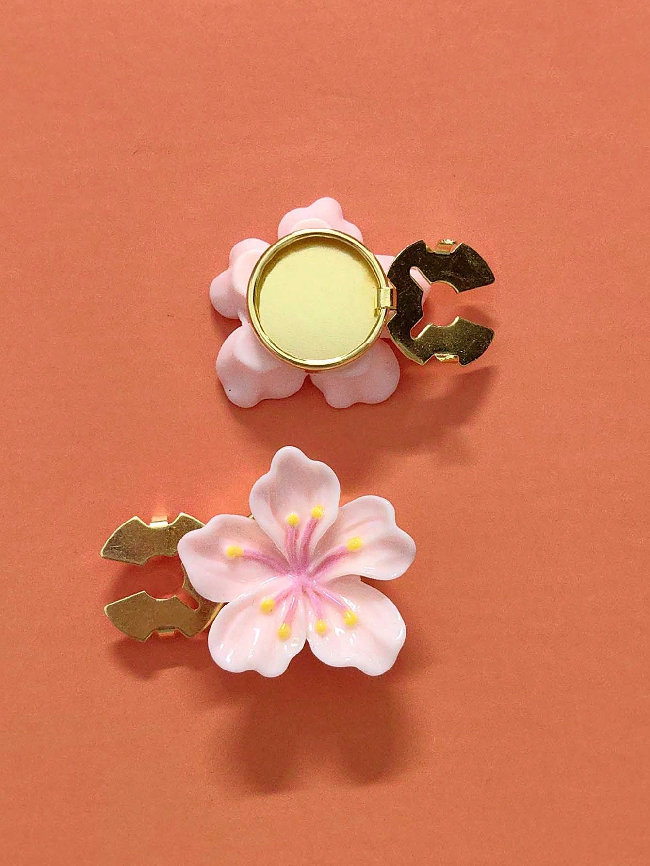 2pcs Button Cover For Shirt Flower Cufflinks Covers Flower Sleeve Button Clip On Button For Dress Wedding Tux Decoration Button Clothing Accessories Gifts
