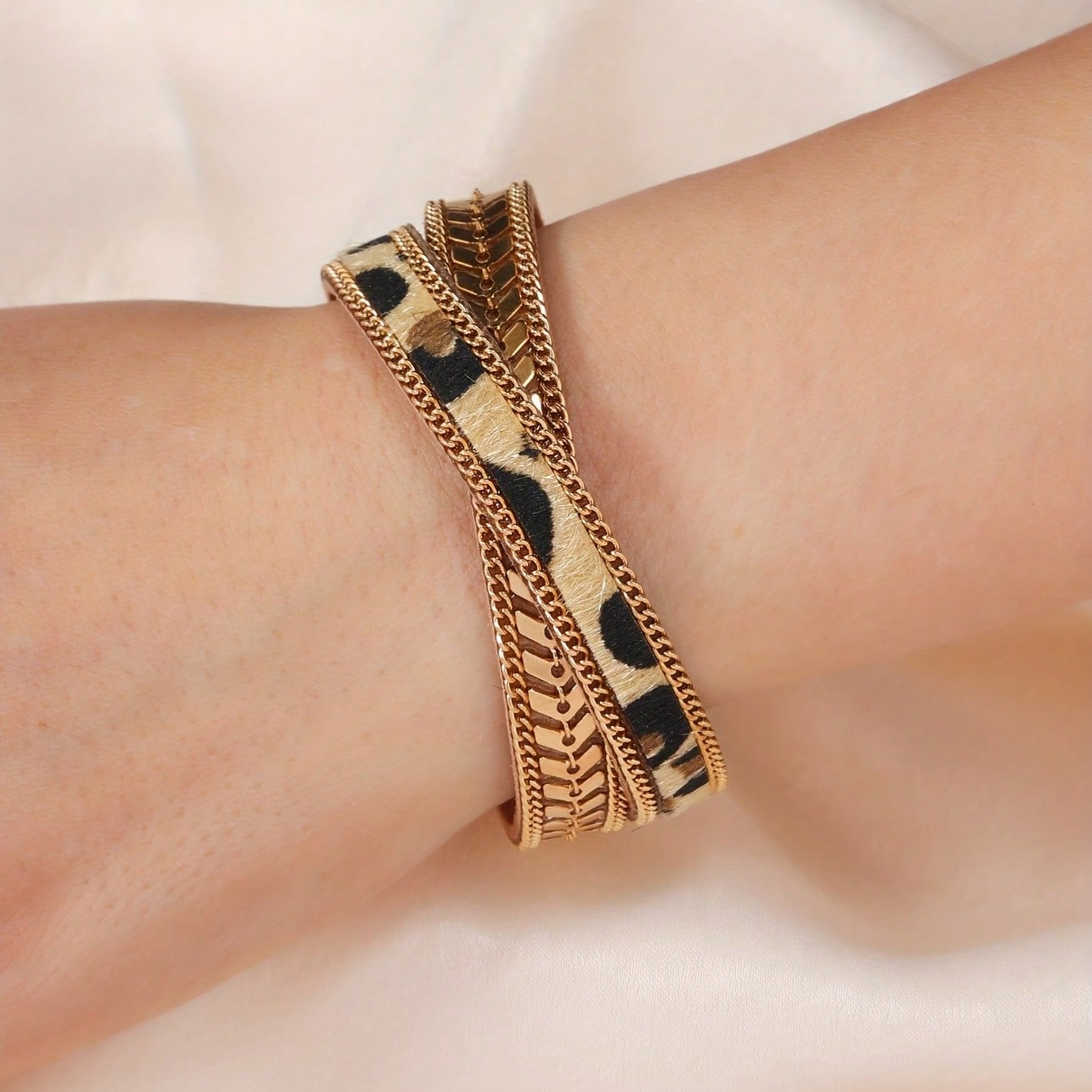 Chain Decor Layered Bracelet