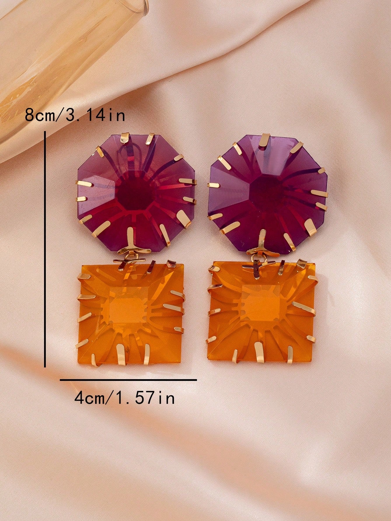 Latest Fashionable Exaggerated Luxurious Resort Style Earrings
