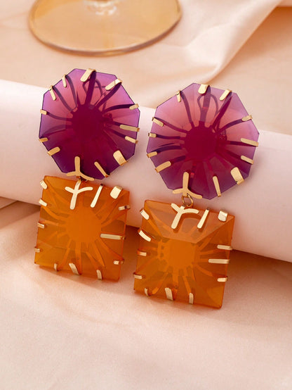 Latest Fashionable Exaggerated Luxurious Resort Style Earrings