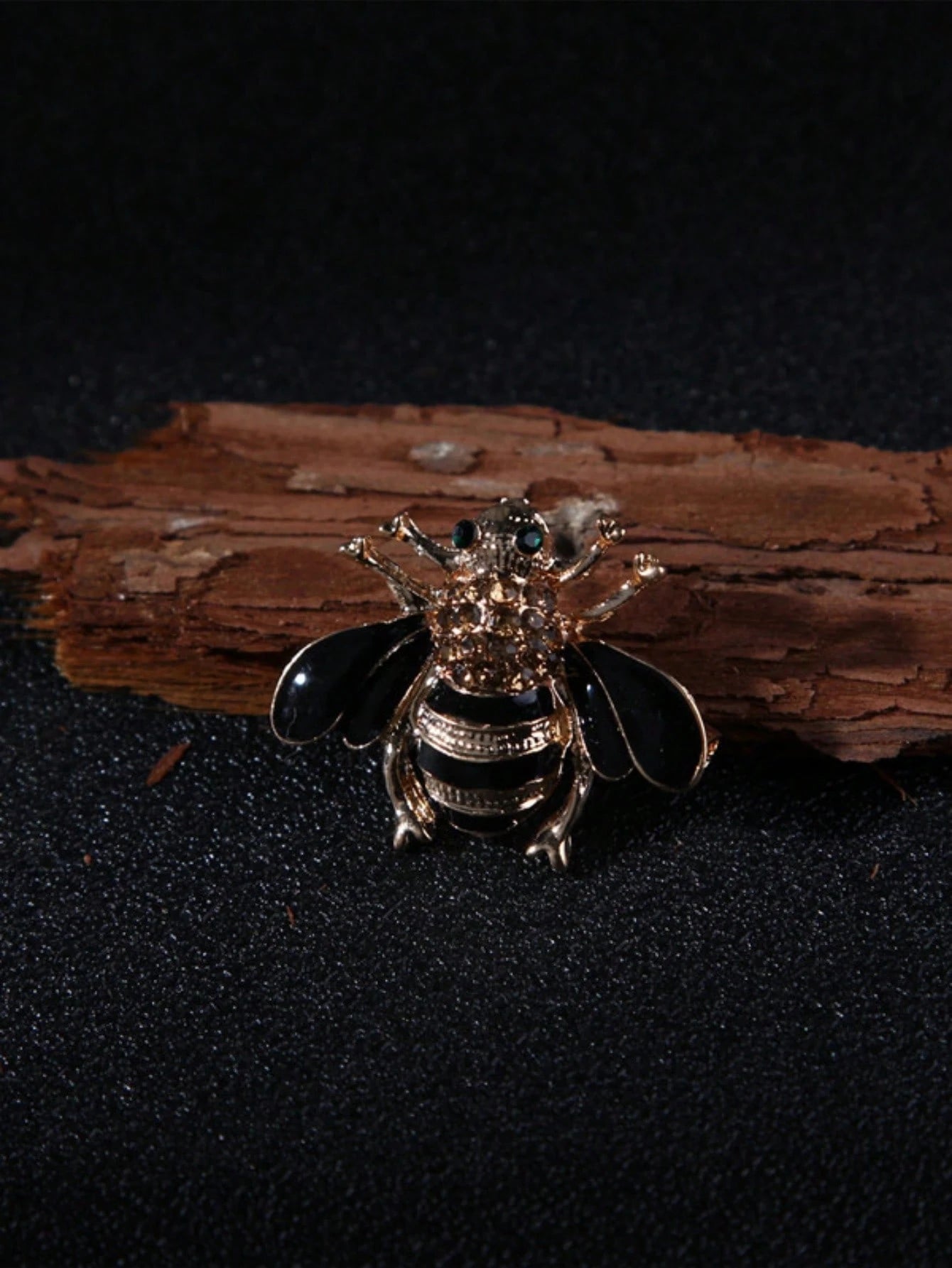 1 pieza Broche elegante con forma de abeja, insignia para banquetes, decoración de ropa para hombres y mujeres, uso diario, regalo festivo