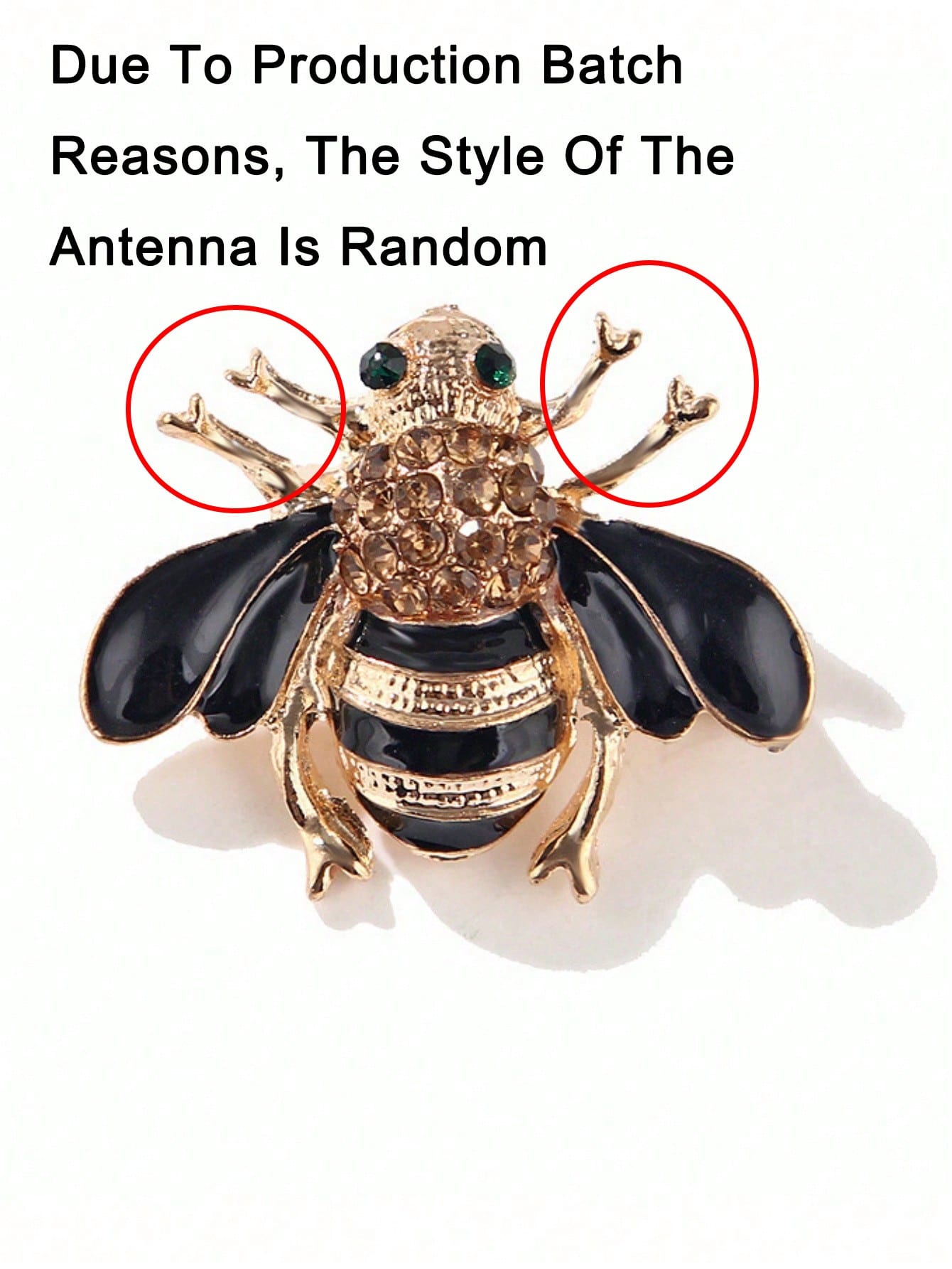 1 pieza Broche elegante con forma de abeja, insignia para banquetes, decoración de ropa para hombres y mujeres, uso diario, regalo festivo