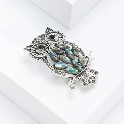 Owl Brooch, Niche Fashion Luxury Lapel Pin, High-End Suit Coat Accessory For Women, Purchased From Reputable Store