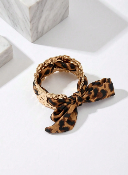 1pc Y2K Chic Leopard Print Tassel Women's Bracelet