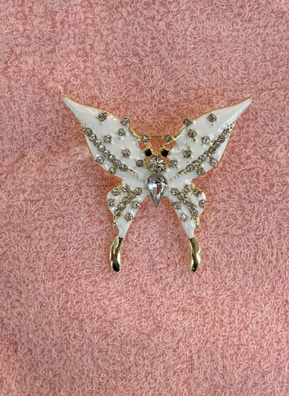 1 PC Butterfly Brooches For Ladies, High-End Creative Design Pins, Anti-Glare Suit And Sweater Accessories