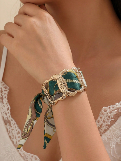 1pc Y2K Chic Leopard Print Tassel Women's Bracelet