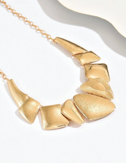 1pc Fashionable New Minimalist Creative Versatile Personalized Geometric Multi-Shape