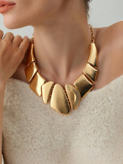 1pc Fashionable New Minimalist Creative Versatile Personalized Geometric Multi-Shape