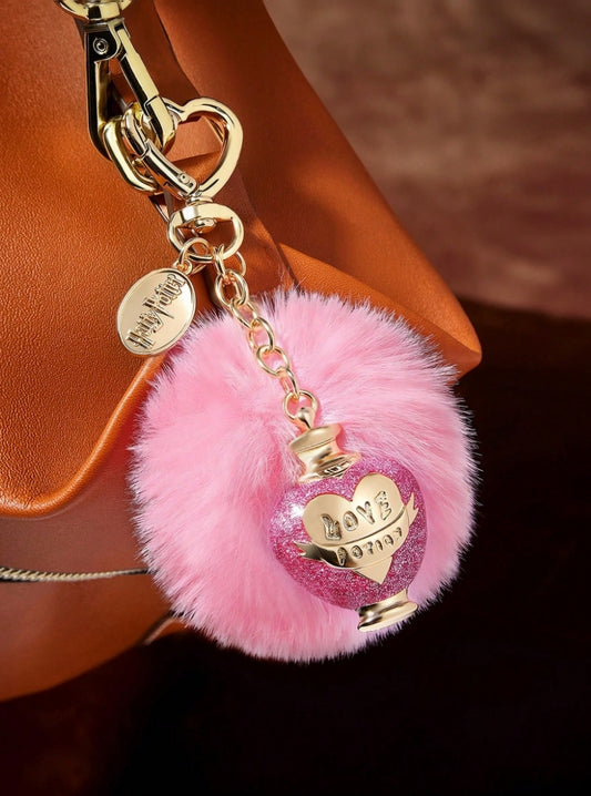 HARRY POTTER X SHEIN Fashionable Acrylic Beads Zinc Alloy Shiny Love Potion Pendant Keychain