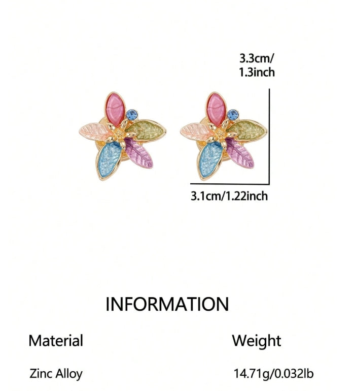 Shein Luxury Flower Button Covers (2pcs)