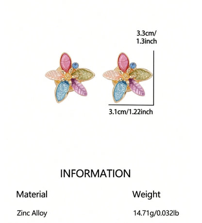 Shein Luxury Flower Button Covers (2pcs)