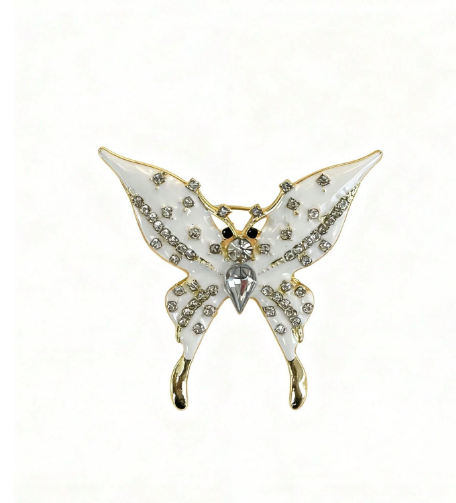 1 PC Butterfly Brooches For Ladies, High-End Creative Design Pins, Anti-Glare Suit And Sweater Accessories