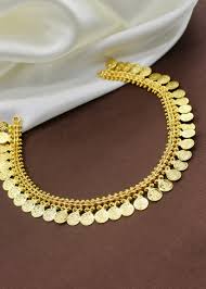 Shein 1pc Fashion Stainless Steel Round Charm Chain Anklet